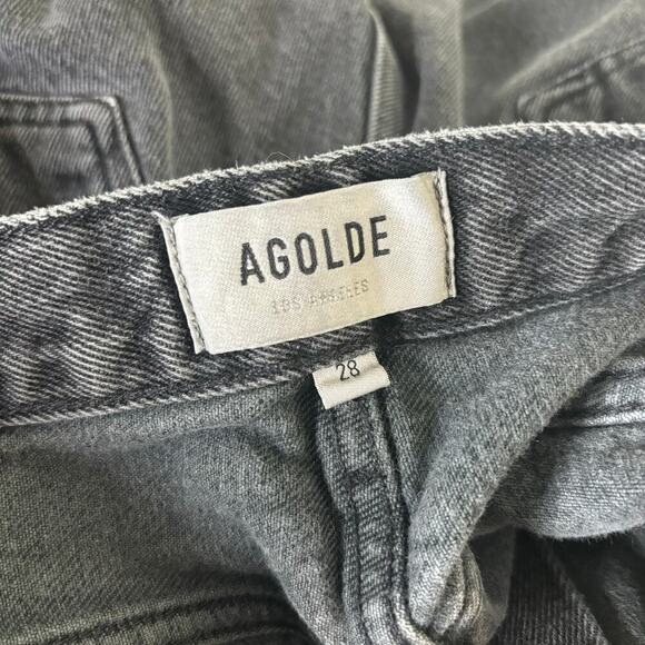 Agolde 90's Mid Rise Loose Jeans Smokestack Size 28 - Picture 7 of 8